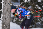 12.02.2021, xkvx, Biathlon IBU World Championships Pokljuka, Sprint Herren, v.l. David Komatz (Austria) in aktion / in action competes