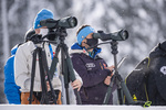 12.02.2021, xkvx, Biathlon IBU World Championships Pokljuka, Training Damen und Herren, v.l. Shooting Coach Engelbert Sklorz (Germany) und Coach Florian Steirer (Germany)  / 