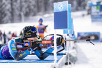 12.02.2021, xkvx, Biathlon IBU World Championships Pokljuka, Training Damen und Herren, v.l. Julia Simon (France)  / 