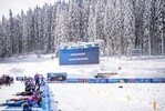 12.02.2021, xkvx, Biathlon IBU World Championships Pokljuka, Training Damen und Herren, v.l.  BMWiX / BMW Werbung / BMWiX / BMW Advertising