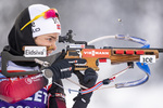 12.02.2021, xkvx, Biathlon IBU World Championships Pokljuka, Training Damen und Herren, v.l. Ida Lien (Norway)  / 
