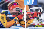 12.02.2021, xkvx, Biathlon IBU World Championships Pokljuka, Training Damen und Herren, v.l. Janina Hettich (Germany)  / 