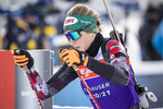 12.02.2021, xkvx, Biathlon IBU World Championships Pokljuka, Training Damen und Herren, v.l. Lisa Theresa Hauser (Austria)  / 
