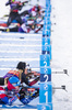 12.02.2021, xkvx, Biathlon IBU World Championships Pokljuka, Training Damen und Herren, v.l. Ingrid Landmark Tandrevold (Norway)  / 