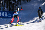 13.02.2021, xkvx, Biathlon IBU World Championships Pokljuka, Sprint Damen, v.l. Ingrid Landmark Tandrevold (Norway) in aktion / in action competes