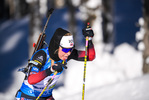 13.02.2021, xkvx, Biathlon IBU World Championships Pokljuka, Sprint Damen, v.l. Ingrid Landmark Tandrevold (Norway) in aktion / in action competes