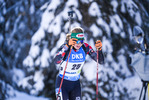 13.02.2021, xkvx, Biathlon IBU World Championships Pokljuka, Sprint Damen, v.l. Lisa Theresa Hauser (Austria) in aktion / in action competes
