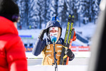 13.02.2021, xkvx, Biathlon IBU World Championships Pokljuka, Sprint Damen, v.l. Tiril Eckhoff (Norway) nach dem Rennen / after the competition