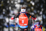 14.02.2021, xkvx, Biathlon IBU World Championships Pokljuka, Verfolgung Herren, v.l. Tarjei Boe (Norway) in aktion / in action competes