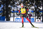 14.02.2021, xkvx, Biathlon IBU World Championships Pokljuka, Verfolgung Herren, v.l. Johannes Thingnes Boe (Norway) in aktion / in action competes
