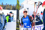 16.02.2021, xkvx, Biathlon IBU World Championships Pokljuka, Einzel Damen, v.l. Julia Schwaiger (Austria) im Ziel / in the finish
