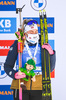 16.02.2021, xkvx, Biathlon IBU World Championships Pokljuka, Einzel Damen, v.l. Ingrid Landmark Tandrevold (Norway) bei der Siegerehrung / at the medal ceremony