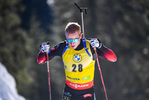 17.02.2021, xkvx, Biathlon IBU World Championships Pokljuka, Einzel Herren, v.l. Johannes Thingnes Boe (Norway) in aktion / in action competes