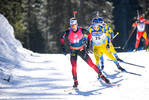 17.02.2021, xkvx, Biathlon IBU World Championships Pokljuka, Einzel Herren, v.l. Sturla Holm Laegreid (Norway) in aktion / in action competes