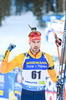 17.02.2021, xkvx, Biathlon IBU World Championships Pokljuka, Einzel Herren, v.l. Arnd Peiffer (Germany) im Ziel / in the finish