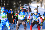 18.02.2021, xkvx, Biathlon IBU World Championships Pokljuka, Single Mixed Relay, v.l. Lisa Theresa Hauser (Austria) in aktion / in action competes
