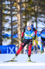 18.02.2021, xkvx, Biathlon IBU World Championships Pokljuka, Single Mixed Relay, v.l. Tiril Eckhoff (Norway) in aktion / in action competes