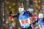 18.02.2021, xkvx, Biathlon IBU World Championships Pokljuka, Single Mixed Relay, v.l. Johannes Thingnes Boe (Norway) in aktion / in action competes