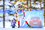 18.02.2021, xkvx, Biathlon IBU World Championships Pokljuka, Single Mixed Relay, v.l. Kamila Zuk (Poland) in aktion / in action competes