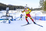 19.02.2021, xkvx, Biathlon IBU World Championships Pokljuka, Training Damen und Herren, v.l. Thierry Langer (Belgium)  / 