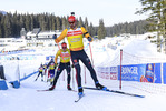 19.02.2021, xkvx, Biathlon IBU World Championships Pokljuka, Training Damen und Herren, v.l. Arnd Peiffer (Germany)  / 