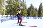 19.02.2021, xkvx, Biathlon IBU World Championships Pokljuka, Training Damen und Herren, v.l. Sturla Holm Laegreid (Norway)  / 