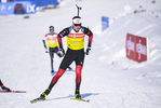 19.02.2021, xkvx, Biathlon IBU World Championships Pokljuka, Training Damen und Herren, v.l. Tarjei Boe (Norway)  / 