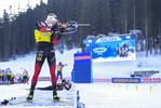 19.02.2021, xkvx, Biathlon IBU World Championships Pokljuka, Training Damen und Herren, v.l. Johannes Thingnes Boe (Norway)  / 