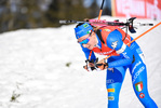 20.02.2021, xkvx, Biathlon IBU World Championships Pokljuka, Staffel Damen, v.l. Lisa Vittozzi (Italy) in aktion / in action competes