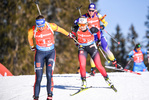 20.02.2021, xkvx, Biathlon IBU World Championships Pokljuka, Staffel Damen, v.l. Ingrid Landmark Tandrevold (Norway) in aktion / in action competes