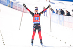 20.02.2021, xkvx, Biathlon IBU World Championships Pokljuka, Staffel Damen, v.l. Marte Olsbu Roeiseland (Norway) gewinnt die Goldmedaille / wins the gold medal