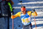 20.02.2021, xkvx, Biathlon IBU World Championships Pokljuka, Staffel Herren, v.l. Arnd Peiffer (Germany)  / 