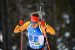 20.02.2021, xkvx, Biathlon IBU World Championships Pokljuka, Staffel Herren, v.l. Benedikt Doll (Germany)  / 