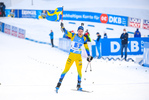 20.02.2021, xkvx, Biathlon IBU World Championships Pokljuka, Staffel Herren, v.l. Sebastian Samuelsson (Sweden)  / 