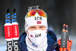 20.02.2021, xkvx, Biathlon IBU World Championships Pokljuka, Staffel Herren, v.l. Vetle Sjaastad Christiansen (Norway)  / 