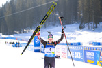 21.02.2021, xkvx, Biathlon IBU World Championships Pokljuka, Massenstart Damen, v.l. Lisa Theresa Hauser (Austria) im Ziel / in the finish