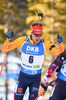 21.02.2021, xkvx, Biathlon IBU World Championships Pokljuka, Massenstart Herren, v.l. Arnd Peiffer (Germany) in aktion / in action competes