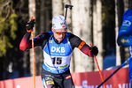 21.02.2021, xkvx, Biathlon IBU World Championships Pokljuka, Massenstart Herren, v.l. Vetle Sjaastad Christiansen (Norway) in aktion / in action competes