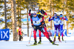 21.02.2021, xkvx, Biathlon IBU World Championships Pokljuka, Massenstart Herren, v.l. Johannes Dale (Norway) in aktion / in action competes