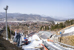 24.02.2021, xkvx, Nordic World Championships Oberstdorf, v.l.  Ansicht Skisprung Schanze am Schattenberg / Overview Skijumping Hill Oberstdorf
