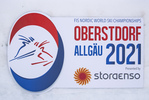 24.02.2021, xkvx, Nordic World Championships Oberstdorf, v.l.  Obersdorf Logo / 