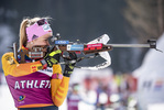 09.03.2020, xkvx, Biathlon IBU Cup Obertilliach, Training Herren und Damen, v.l. Stefanie Scherer (Germany)  / 