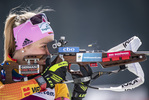 09.03.2020, xkvx, Biathlon IBU Cup Obertilliach, Training Herren und Damen, v.l. Stefanie Scherer (Germany)  / 