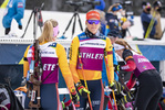 09.03.2020, xkvx, Biathlon IBU Cup Obertilliach, Training Herren und Damen, v.l. Stefanie Scherer (Germany) und Lisa Spark (Germany)  / 