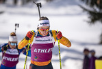 09.03.2020, xkvx, Biathlon IBU Cup Obertilliach, Training Herren und Damen, v.l. Vanessa Voigt (Germany)  / 