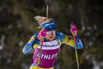 09.03.2020, xkvx, Biathlon IBU Cup Obertilliach, Training Herren und Damen, v.l. Tilda Johansson (Sweden)  / 