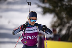 09.03.2020, xkvx, Biathlon IBU Cup Obertilliach, Training Herren und Damen, v.l. Hannah Auchentaller (Italy)  / 