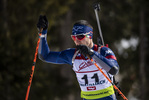 10.03.2020, xkvx, Biathlon IBU Cup Obertilliach, Einzel Herren, v.l. Daniele Cappellari (Italy)  / 