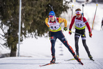 10.03.2020, xkvx, Biathlon IBU Cup Obertilliach, Einzel Herren, v.l. David Zobel (Germany)  / 