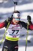 10.03.2020, xkvx, Biathlon IBU Cup Obertilliach, Einzel Herren, v.l. Sverre Dahlen Aspenes (Norway)  / 